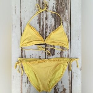 ⭕️❌SOLD⭕️❌MOSSIMO RUFFLE-DETAIL BIKINI SIZE L